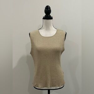 Nygard Collection Metallic Sleeveless Top